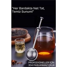 Bitki Çayı Süzgeci Çay Demleme Aparatı Profesyonel 304 Paslanmaz Çelik 722198 1