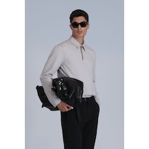 Lufian Erkek Evan Uzun Kol T-shirt 112040034 Taş Taş