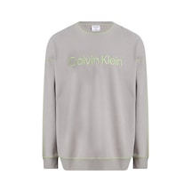 Calvin Klein L/s Sweatshırt Erkek Gri Sweatshirt