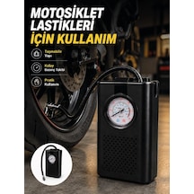 Araç Lastik Şişirme Pompası Taşınabilir Analog Bas 5pompa-2-82d77