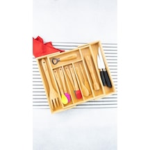 Bambum Cassandra - Ayarlanabilir Çekmece Düzenleyici Küçük Kahverengi