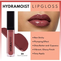 Cosmetics Hydramoist Lipgloss Nemlendirici Dudak Parlatıcısı - 04 Dark Caramel - Mor
