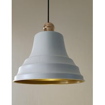 Dylight Retro Metal Beyaz Gold Duylu Dekoratif Rustik Tekli Sarkıt Avize Çap:27 Cm-dy30009