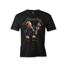 Metallica - James Guitar Siyah Erkek Tshirt