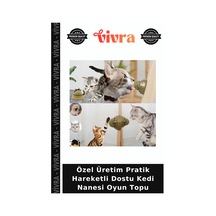 Özel Üretim Pratik Hareketli Dostu Kedi Nanesi Oyun Topu