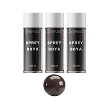 3 Adet Ral 8017 Çikolata Kahverengi Sprey Boya 400 Ml.