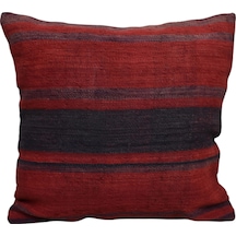 Zehra Abla Halı Yeni El Dokuma Dekoratif Kilim Kırlent Yastık Kılıfı 6735 Çok Renkli