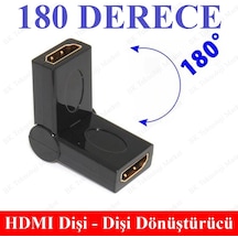 180 Derece Ayarlanabilir Hdmı Dişi-Dişi Adaptör