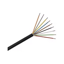 Kastro 9 Uçlu Toprak Altı Sulama Sinyal Kablosu 0,8mm 9 Renk 10 Metre
