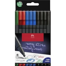 İnce Uçlu Keçeli Kalem Seti, 10'lu, 0.4 Mm Hassas Uç