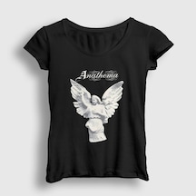 Presmono Kadın Eternity Anathema T-shirt Siyah