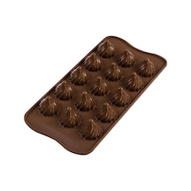 22.147.77.0065 Silikomart Scg47 3d Choco Flame Silikon Kalıp Kahverengi