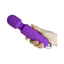Hızlı Express Usb Şarjlı 28 Titreşimli Erotik Mor Kaliteli Masaj Vibratörü