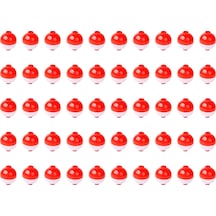 50 Adet Balıkçılık Bobbers 1 Inç Snap On Şamandıra