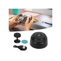 Vkemall Küçük Wifi Kamera 1080p Hd Gece Görüşü, Manyetik Arka Kapak, 240mah Dahili Batarya İle Ev/ofis İzleme Siyah