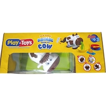 Playtoys Happy Animal Cow Dough Set-kahverengi Çok  Renkli