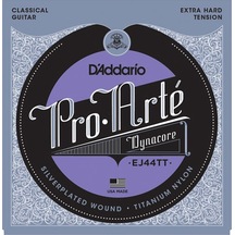 D'Addario EJ44TT Pro-Arté Dynacore, Titanium Trebles, Extra-Hard Tension Takım Tel Klasik Gitar Teli