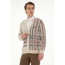 U.s. Polo Assn. Erkek Taş Hırka Triko 50293100-vr049 Taş