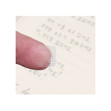 Korece Klavye Etiketi - Şeffaf Arka Planlı Beyaz Harfler - Korean Keyboard Sticker