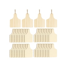 120 Adet Kendin Yap El Sanatları Noel Partisi Dekoru İçin Tamamlanmamış İnek Kulak Etiketleri