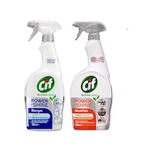 Cif Power Shine Banyo Ve Mutfak Kireç Sökücü 750 Ml 2 Li Set 2'li Set