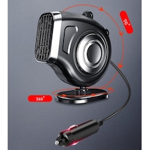 Taşınabilir Araba Gösterge Paneli Elektrikli Isıtıcı Kış Buz Çözücü, Voltaj: 24v Siyah