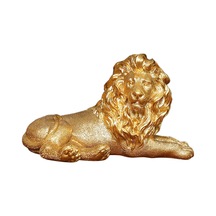 Dolıty Aslan Heykel Masa Centerpiece Modern Heykeli Yatak Yatmak