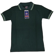 Yeşil Kısa Kol 6-16 Yaş Çocuk Okul Lakos Tişört/T-Shirt - (540864606)