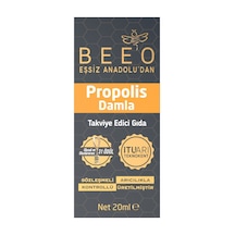 Bee'o Etanol Ekstrakt Propolis Damla %20 20 Ml 2'li Avantaj Paketi Mıchu
