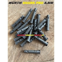 Würth Dübel Shark Pro 8 MM Turbo Plastik Dübel 8 MM 50 Adet