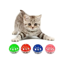 4'lü Çıngıraklı Top Kedi Oyuncağı