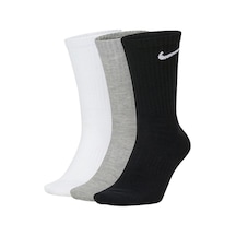 Nike Everyday Lightweight Crew Socks 3 Sx7676-901 Siy. Bey. Gr.