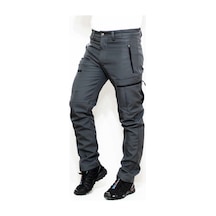 Mudwill Gri Zipper Kargo Cepli Softshell Pantolon Mudwill Gri Zipper Kargo Cepli Softshell Pantolon