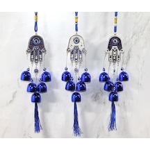 Larimar Metal Nazar Boncuğu Çan Model 19 - 9082367287257lmr Çok Renkli
