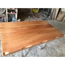 Bintaşmobilya Naturel Kayın Ağacı Kütük Masa Üstü 140X80.Cm