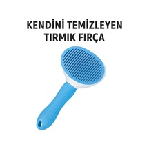 Otomatik Temizlenen Tuşlu Evcil Hayvan Fırçası Kedi Köpek Tüy Toplayıcı