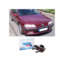 Peugeot 605 Led Xenon Uzun Far Ampulü H1 Ultimate 9500 Lumens Yeni Seri Beyaz