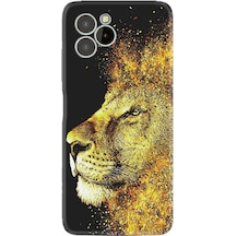 Oukitel C21 Pro Kılıf Resimli Desenli Baskılı Silikon Leon 1323