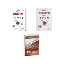 2027 Limit Ayt Edebiyat + Geometri Tyt El Kitabı + Anla Kazan Paragraf Deneme 3'lü Set