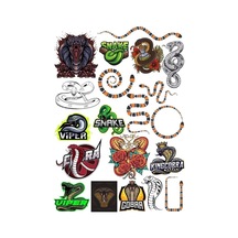 Yılan Sticker Set 20 Parça Telefon, Tablet, Defter, Laptop Sticker