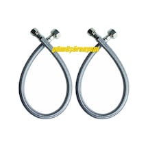 3-8 3-8 Klozet Bağlantı Hortumu Çelik Bağlantı Flex- 2 Adet 50cm