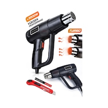 Profesyonel 600c Çift Kademeli Sıcak Hava Tabancası 2000 Termik Korumalı Premium 2000w