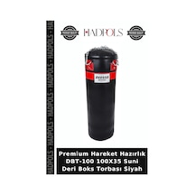 Premium Hareket Hazırlık Dbt-100 100x35 Suni Deri Boks Torbası Siyah