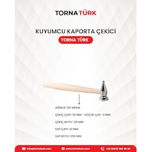 Kuyumculuk Kuyumcu Kaporta Çekici -bir Ucu Küre - Bir Ucu Düz - 120 Gram Metalik