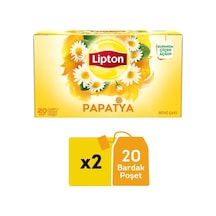 Papatya Bitki Süzen Poşet Çay 20li X 2 Adet