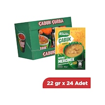 Knorr Çabuk Çorba Kıtırlı Mercimek 22 Gr X 24 Adet