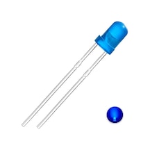 3mm Led Mavi Diyot Diffused 1 Adet