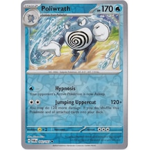 Poliwrath Reverse Holo 043/167 - Twilight Masquerade - Pokemon Kartı Mint