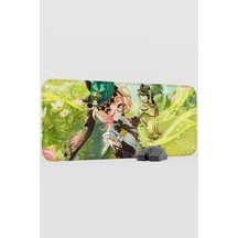 Emilie Genshin Impact Anime Gacha V1 - 70x30 Xl Gaming Mouse Pad Fare Altlığı