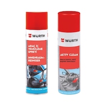 Würth Aktif Temizleme Köpüğü 500 Ml + Araç İçi Bakım Spreyi 500 Ml